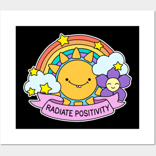 Radiate Positivity Posters and Art